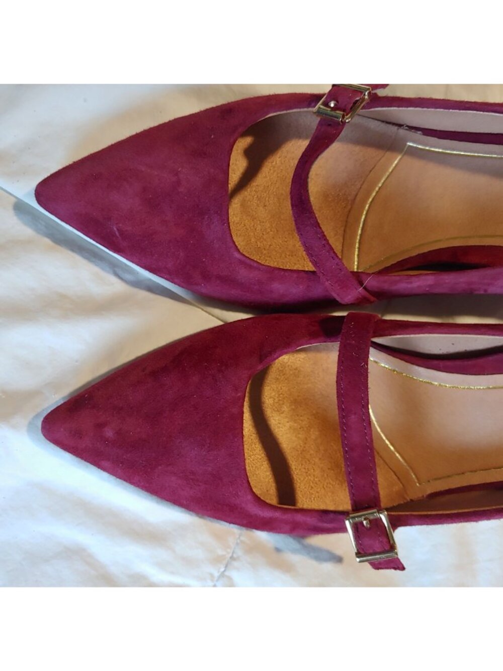 Vionic Minnie Kitten Heel Pump Burgundy Suede Arch Support Comfort Old Money 8.5 - Picture 3 of 10